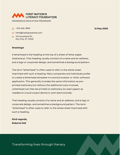 nonprofit letterhead|Free custom printable charity letterhead templates .
